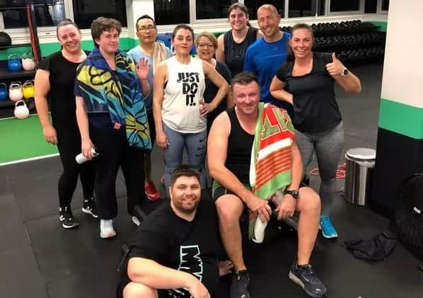 Picture Showing The Friendly Community Found At Mfitness